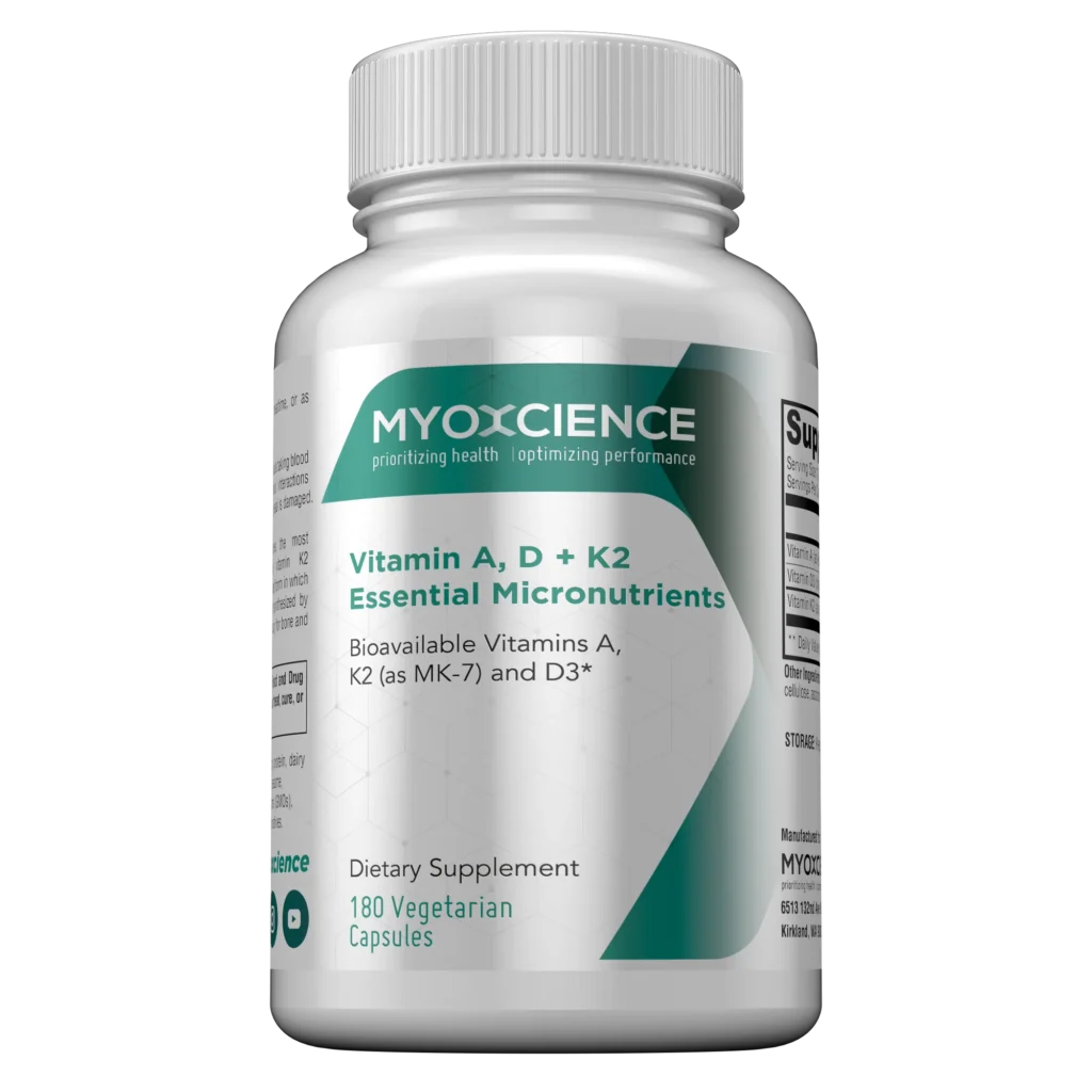 Vitamin D3 + K2 Essential Fatty Nutrients Featuring Vitamin D3, Vitamin K2 and Vitamin A
